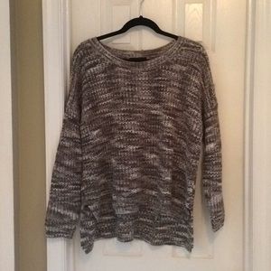 Adult Small High-low knit sweater.